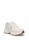 U.S. Polo Assn. 102695928 6F Minny 6PR Kadın Klasik Sneaker Beyaz