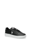 U.S. Polo Assn. 102695703 6F Coster 6PR Erkek Klasik Sneaker Siyah