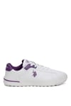 U.S. Polo Assn. 101812766 4W Mango 4PR Kadın Klasik Sneaker Kırık Beyaz