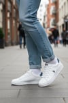 U.S. Polo Assn. 102156924 6M Costa 6FX Erkek Klasik Sneaker Beyaz - Mavi