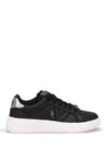 U.S. Polo Assn. A101946743 5F Exxy 5PR Kadın Klasik Sneaker Siyah - Beyaz