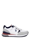 U.S. Polo Assn. 101816094 4F Trace 4PR Erkek Klasik Sneaker Beyaz