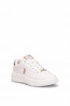 U.S. Polo Assn. A101946743 5F Exxy 5PR Kadın Klasik Sneaker Beyaz