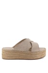 Venüs 23170006Y Kadın Hakiki Deri Terlik Bej