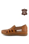 Venüs 23Y 21793514Y Kadın Hakiki Deri Sandalet Taba