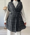  Gri Renk Oversize Tüvit Panço