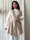 Bej Rengi Oversize Tüvit Panço