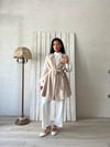 Bej Rengi Oversize Tüvit Panço