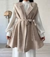 Bej Rengi Oversize Tüvit Panço