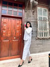 Beyaz Tüvit Pantolon Yelek Takımı (2'li Takım)