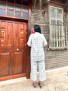 Beyaz Tüvit Pantolon Yelek Takımı (2'li Takım)