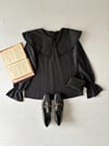 Büyük Yakalı Dantelli Poplin Bluz