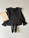 Büyük Yakalı Dantelli Poplin Bluz