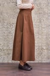 Camel Pileli Gabardin Etek