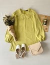 Fıstık Yeşili Bebe Yaka Poplin Tunik