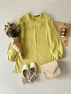 Fıstık Yeşili Bebe Yaka Poplin Tunik