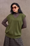Haki Yeşil Oversize Süveter