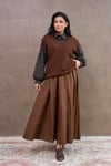 Kahve Oversize Süveter