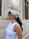 Kahve Pastel Dantel Detaylı Bandana