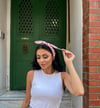 Kiraz Desenli Poplin Bandana