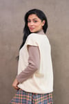 Krem Oversize Süveter