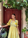 Limon Desenli Poplin Bandana