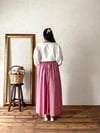 Pembe Çıtır Poplin Kloş Etek