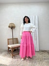 Pembe Poplin Kat Kat Etek
