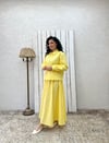 Sarı Poplin Gömlek