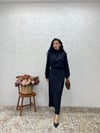 Siyah Fitilli Kadife A Kesim Etek