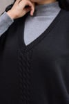 Siyah Oversize Süveter
