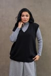 Siyah Oversize Süveter