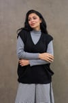 Siyah Oversize Süveter