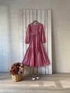 Tesettür Pembe Çıtır Poplin Kat-Kat Elbise