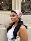 Turuncu Pastel Dantel Detaylı Bandana