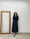 Uzun Siyah Payet Etek