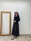 Uzun Siyah Payet Etek