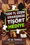 1200 TL Üzeri Alışverişlerde Tişört Hediye