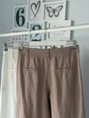 %100 KETEN GENİŞ PAÇA PANTOLON