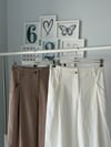 %100 KETEN GENİŞ PAÇA PANTOLON