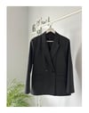 ANTRASİT ÇİFT DÜĞMELİ BLAZER CEKET