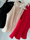 BAĞCIKLI PEPLUM BLUZ
