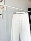 BEYAZ WİDE LEG PANTOLON