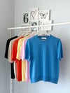 BİSİKLET YAKA İPEK KARIŞIMLI BLUZ