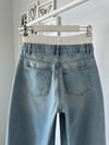 BOXER DETAYLI GENİŞ PAÇA JEAN