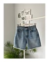 CEP DETAY DENIM ŞORT