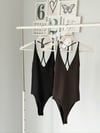 ÇİFT KATLI V YAKA BODYSUIT