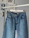 DÖKÜMLÜ WİDE LEG JEAN