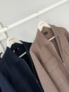 FERMUARLI POLO YAKA TRİKO CEKET