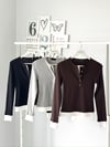 GARNİLİ ÇITÇITLI MODAL BLUZ